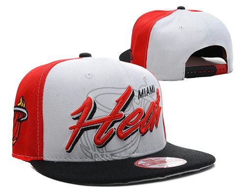 Miami Heat NBA Snapback Hat SD15